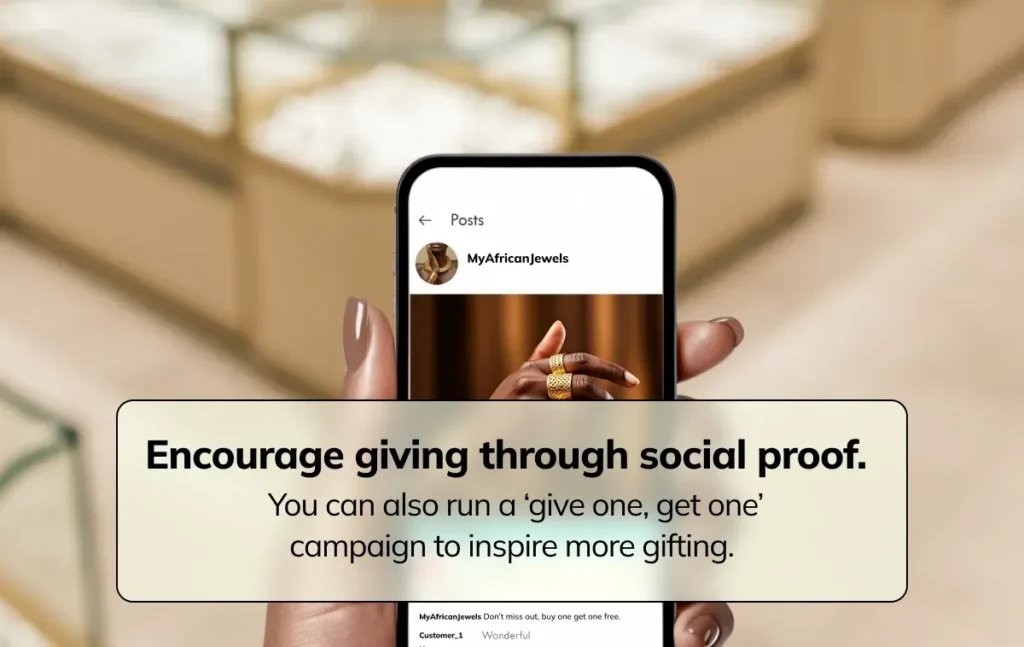 Encourage social proof